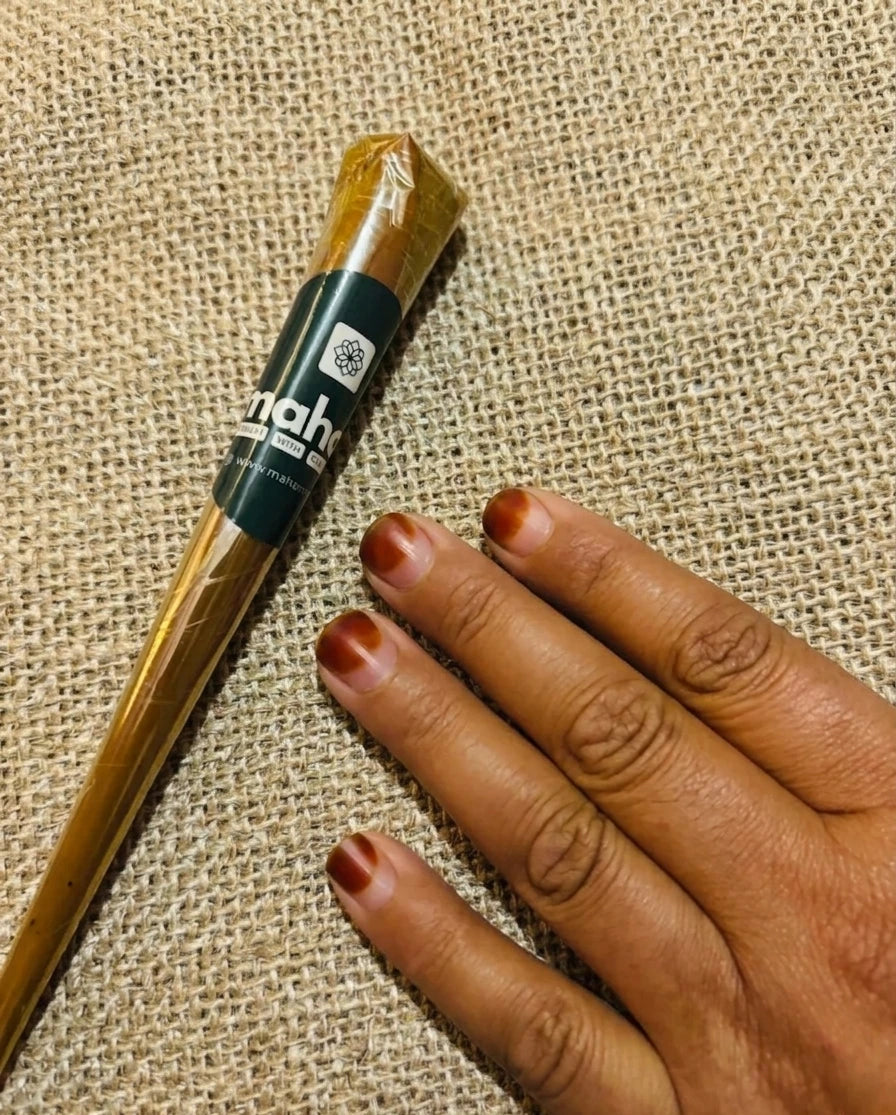 Nail Polish Alternative | Organic Nail Mehndi Cone (Pack of 5 Cones)