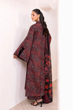Winter 3PC Printed Khaddar Suit with Custom Stitching