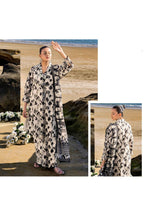 Winter 3PC Printed Linen Suit with Custom Stitching