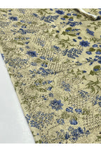 Daman Boring 3 Piece Linen Printed Suit with Custom Stitching