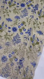 Daman Boring 3 Piece Linen Printed Suit with Custom Stitching